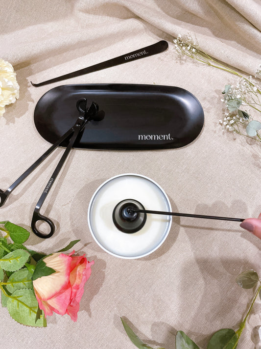 moment. Candle Care Kit
