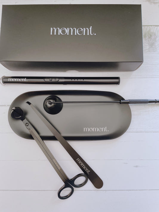 moment. Candle Care Kit & USB Lighter (5In1)